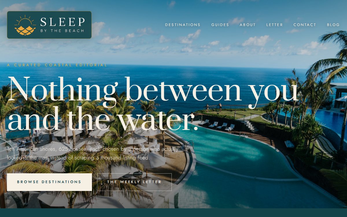 Sleep by the Beach beachfront travel guide